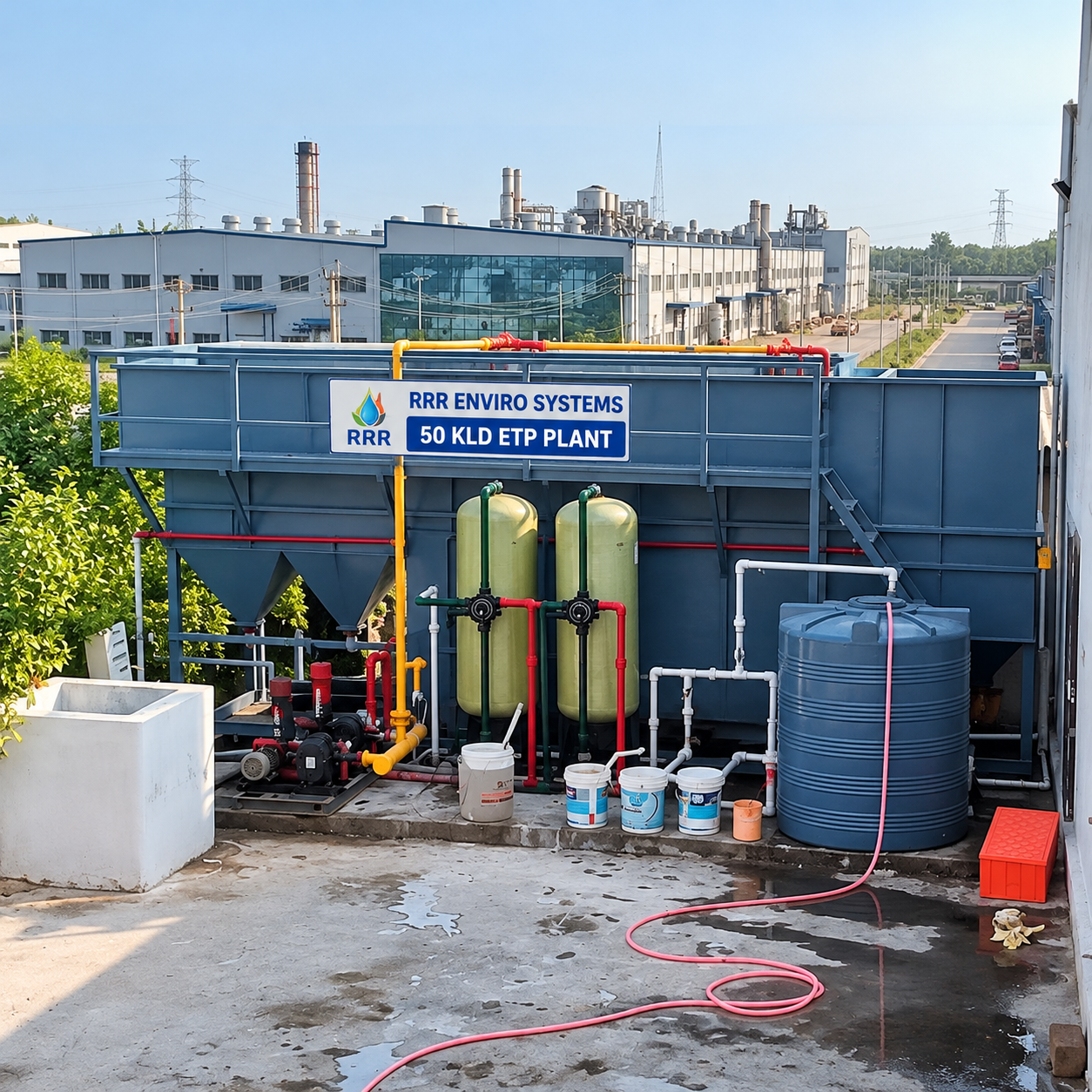 50 KLD Industrial ETP Plant – RRR ENVIRO SYSTEMS Chennai
