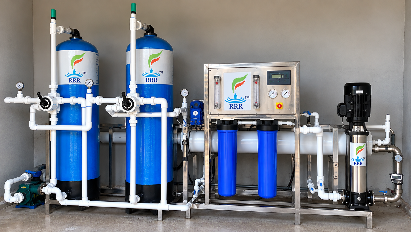 2000 LPH RO Plant Manufacturer and Supplier in Chennai – RRR ENVIRO SYSTEMS